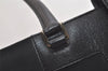 Authentic GUCCI Vintage Shoulder Tote Bag GG Canvas Leather 0021109 Black 4712K