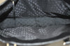 Authentic GUCCI Vintage Shoulder Tote Bag GG Canvas Leather 0021109 Black 4712K