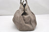 Authentic GUCCI Sukey Guccissima Tote Hand Bag GG Leather 211944 Gray 4713K