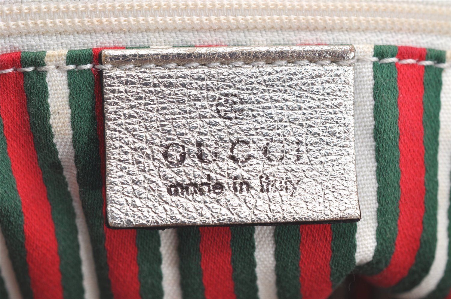 Authentic GUCCI Abbey Shoulder Tote Bag GG Canvas Leather 141470 Beige 4714I