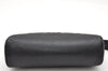 Authentic CHANEL Caviar Skin CC Logo Cosmetic Pouch Purse Black Junk 4714K