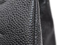 Authentic CHANEL Caviar Skin CC Logo Cosmetic Pouch Purse Black Junk 4714K