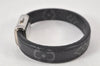 Authentic Louis Vuitton Monogram Eclipse Bracelet Clip It Black MP215E LV 4715K