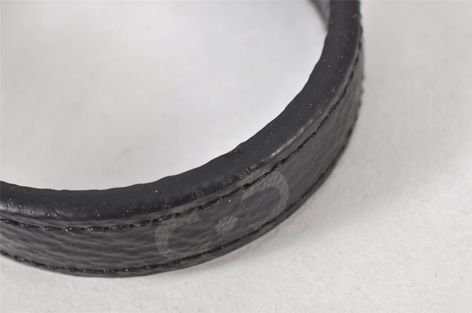 Authentic Louis Vuitton Monogram Eclipse Bracelet Clip It Black MP215E LV 4715K