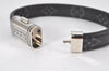 Authentic Louis Vuitton Monogram Eclipse Bracelet Clip It Black MP215E LV 4715K