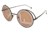 Authentic FENDI Vintage Sunglasses Titanium FF0343S Brown 4715M