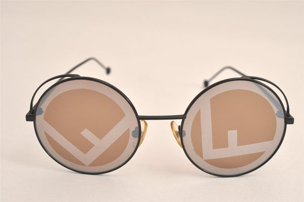 Authentic FENDI Vintage Sunglasses Titanium FF0343S Brown 4715M