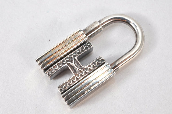 Authentic HERMES TOUAREG Cadena Padlock Silver 925 Box 4716K