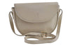 Authentic YVES SAINT LAURENT Shoulder Cross Body Bag Purse Leather White 4717I