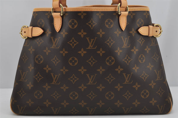 Authentic Louis Vuitton Monogram Batignolles Horizontal Tote Bag M51154 LV 4717J