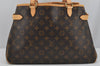 Authentic Louis Vuitton Monogram Batignolles Horizontal Tote Bag M51154 LV 4717J