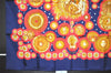 Authentic HERMES Carre 90 Scarf "LE ROY SOLEIL" Silk Navy Blue 4718J