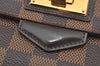 Authentic Louis Vuitton Damier Portefeuille Rosebery Wallet N63017 Brown 4718K