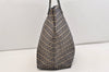 Authentic FENDI Vintage Zucchino Shoulder Tote Bag Canvas Leather Navy 4720J