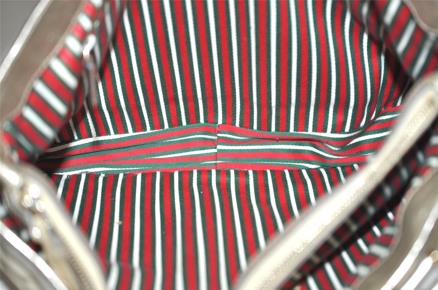 Authentic GUCCI Abbey Shoulder Hand Bag GG Canvas Leather 170004 Beige 4721J