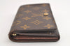 Auth Louis Vuitton Monogram Porte Monnaie Billets Tresor Wallet M61730 LV 4721K