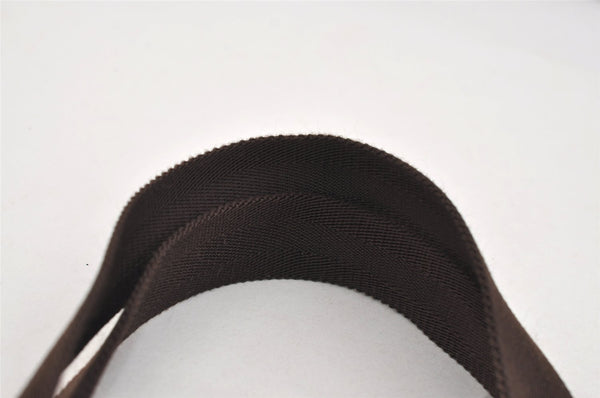 Authentic GUCCI Vintage Shoulder Tote Bag GG Canvas Leather 180450 Brown 4722J