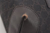 Authentic GUCCI Vintage Shoulder Tote Bag GG Canvas Leather 180450 Brown 4722J