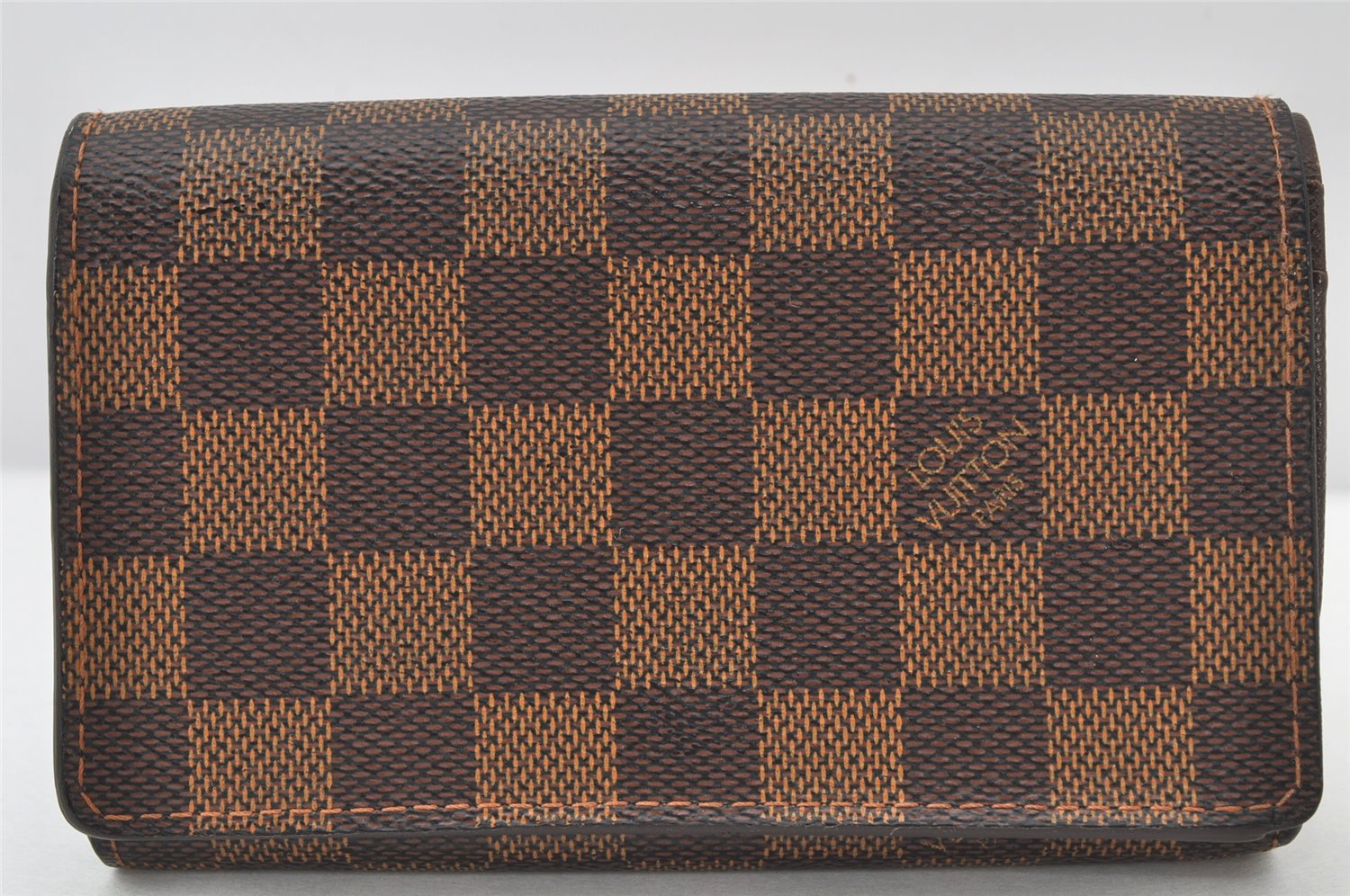 Authentic Louis Vuitton Damier Portefeuille Tresor Wallet Purse N61736 LV 4722K