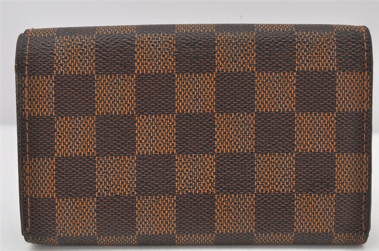 Authentic Louis Vuitton Damier Portefeuille Tresor Wallet Purse N61736 LV 4722K