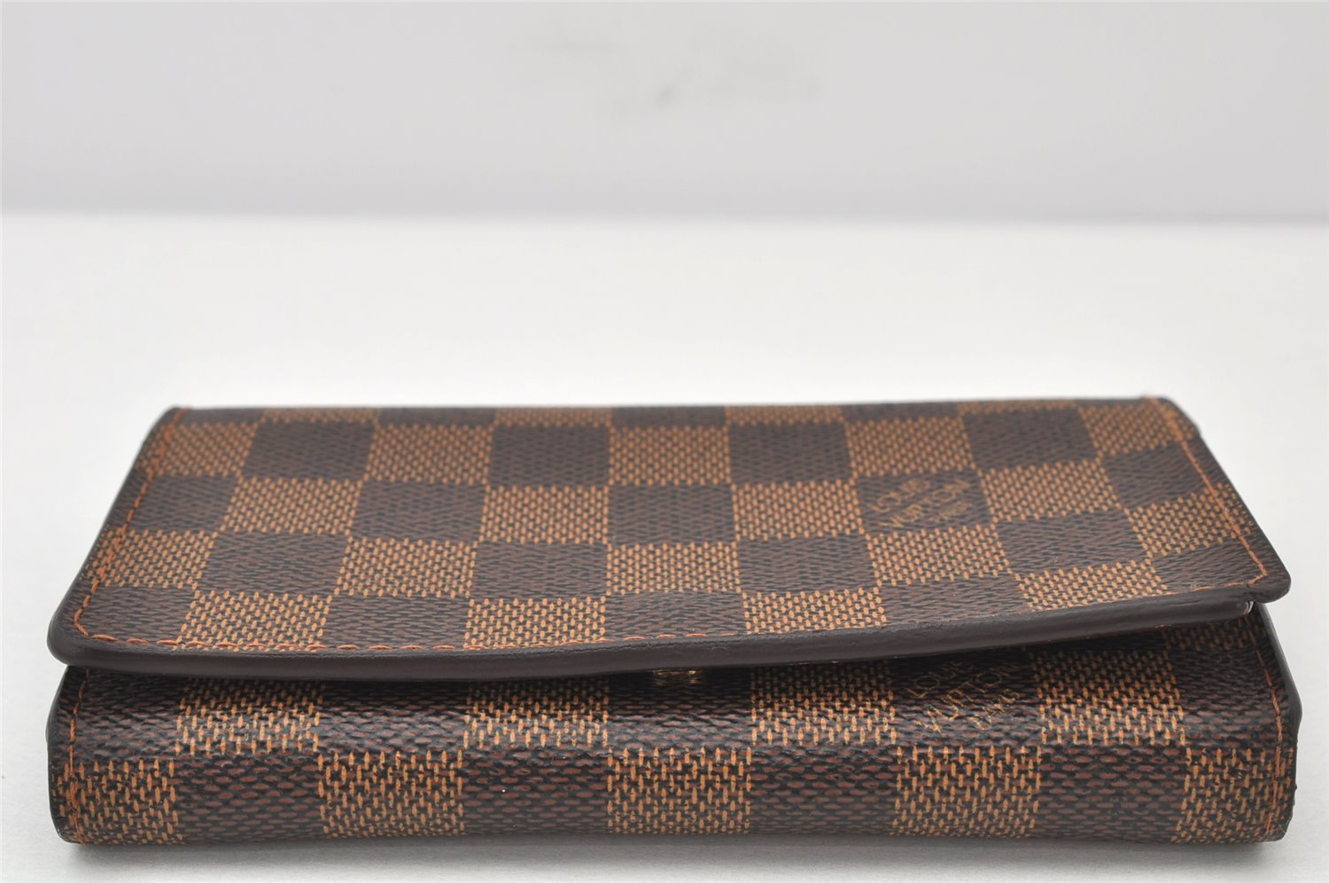 Authentic Louis Vuitton Damier Portefeuille Tresor Wallet Purse N61736 LV 4722K