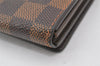 Authentic Louis Vuitton Damier Portefeuille Tresor Wallet Purse N61736 LV 4722K