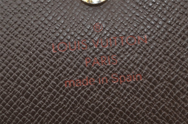 Authentic Louis Vuitton Damier Portefeuille Tresor Wallet Purse N61736 LV 4722K