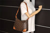 Authentic Louis Vuitton Monogram Boulogne 30 Shoulder Cross Bag Old Model 4723I