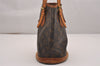 Authentic Louis Vuitton Monogram Bucket PM Shoulder Tote Bag M42238 Junk 4723J