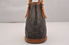 Authentic Louis Vuitton Monogram Bucket PM Shoulder Tote Bag M42238 Junk 4723J