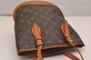 Authentic Louis Vuitton Monogram Bucket PM Shoulder Tote Bag M42238 Junk 4723J