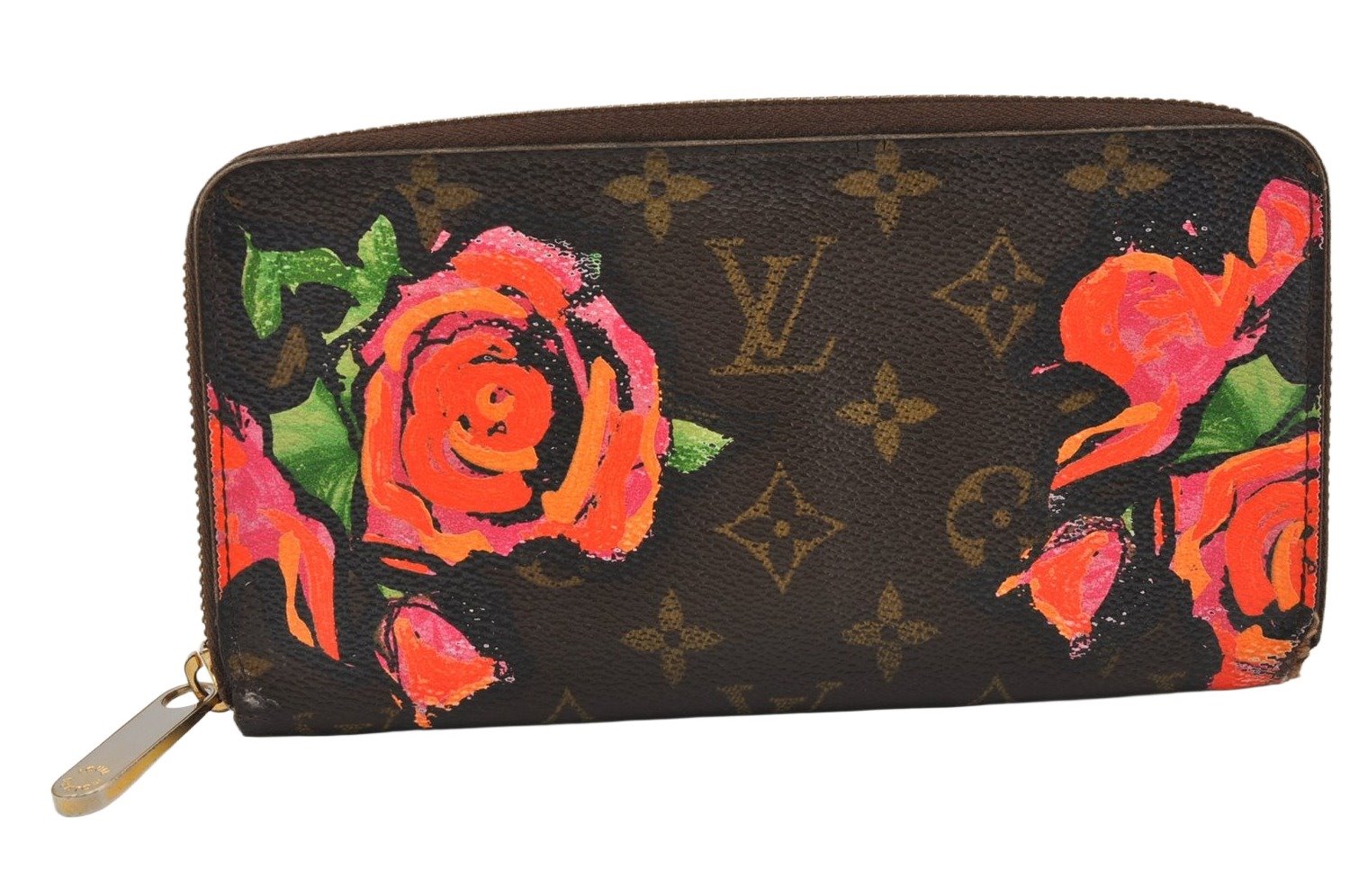 Authentic Louis Vuitton Monogram Rose Zippy Long Wallet Purse M93759 LV 4723K