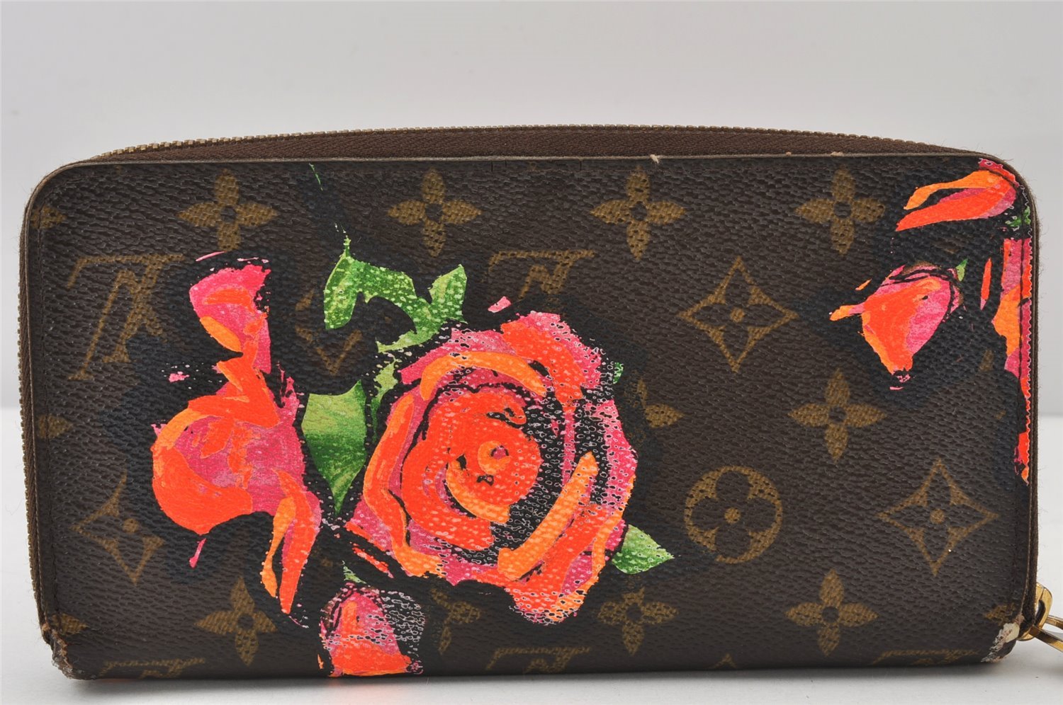 Authentic Louis Vuitton Monogram Rose Zippy Long Wallet Purse M93759 LV 4723K