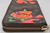 Authentic Louis Vuitton Monogram Rose Zippy Long Wallet Purse M93759 LV 4723K