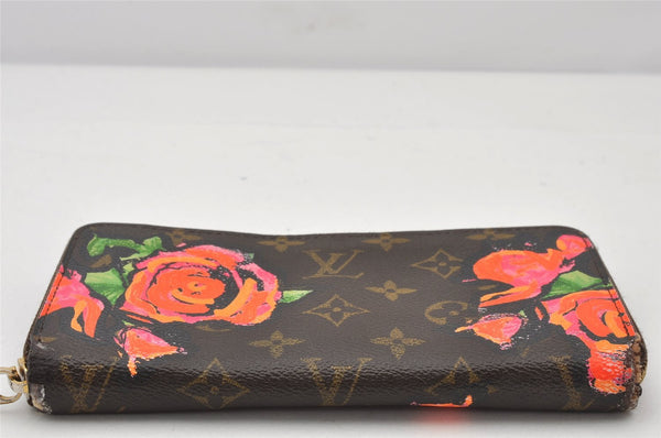 Authentic Louis Vuitton Monogram Rose Zippy Long Wallet Purse M93759 LV 4723K