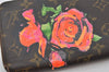 Authentic Louis Vuitton Monogram Rose Zippy Long Wallet Purse M93759 LV 4723K