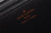 Authentic Louis Vuitton Epi Chaillot Clutch Hand Bag Black M52542 LV 4724I