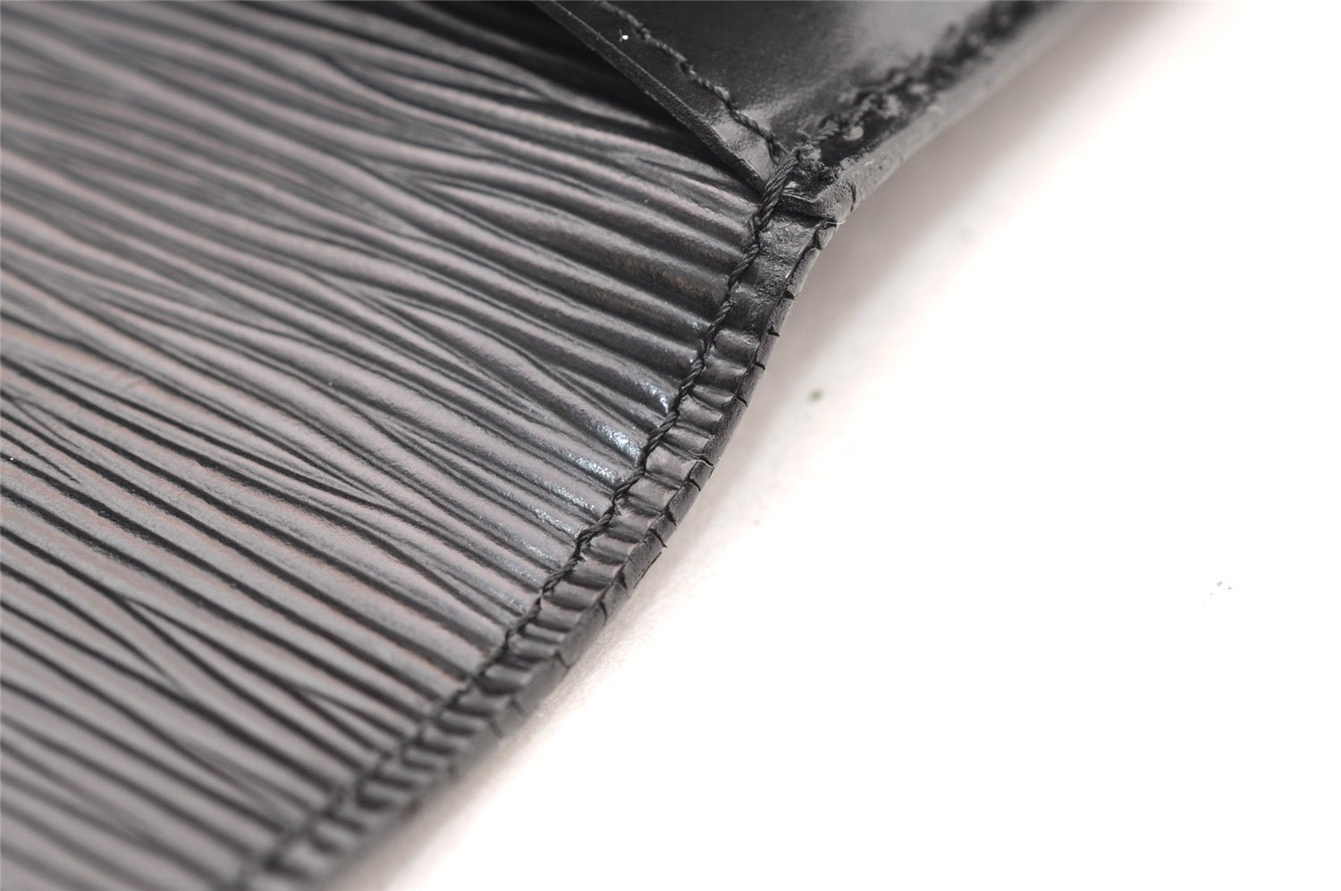 Authentic Louis Vuitton Epi Chaillot Clutch Hand Bag Black M52542 LV 4724I