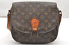 Authentic Louis Vuitton Monogram Saint Cloud GM M51242 Shoulder Cross Bag 4724K