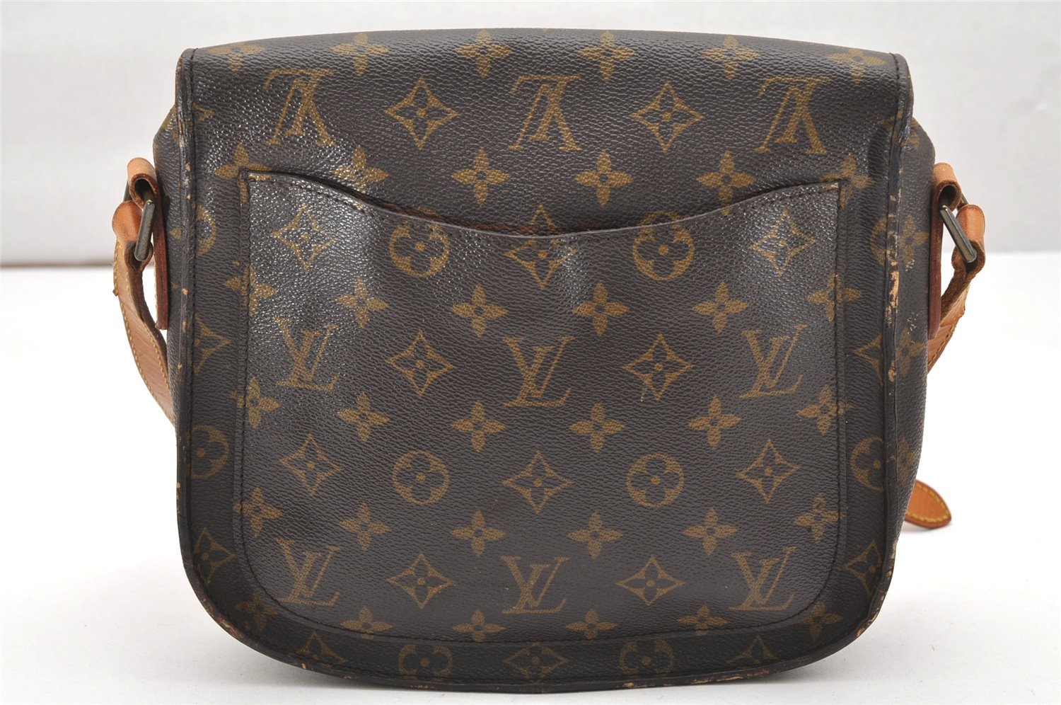 Authentic Louis Vuitton Monogram Saint Cloud GM M51242 Shoulder Cross Bag 4724K