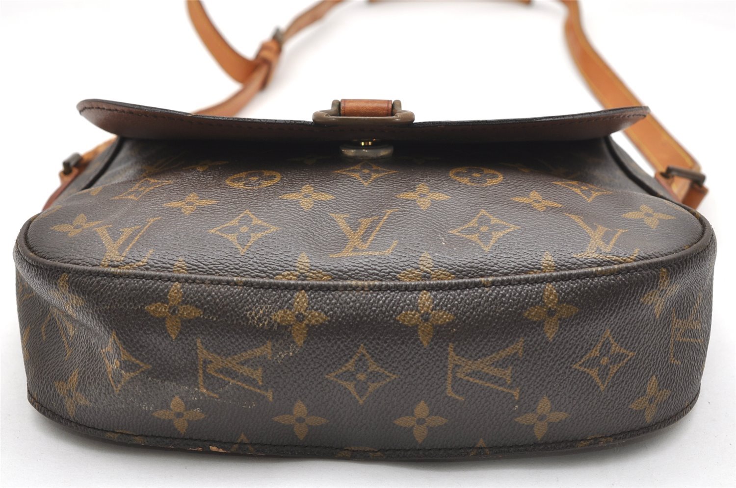 Authentic Louis Vuitton Monogram Saint Cloud GM M51242 Shoulder Cross Bag 4724K