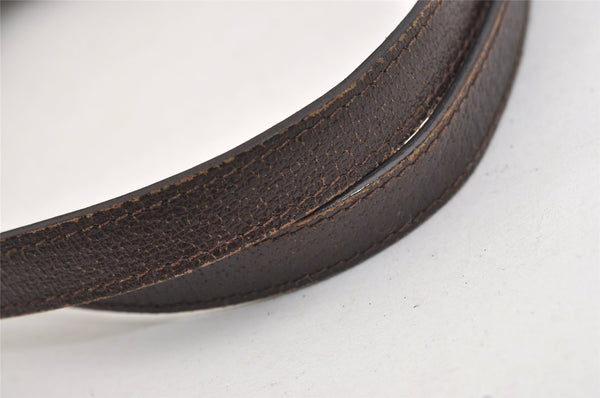 Authentic GUCCI Eclipse Shoulder Tote Bag GG Canvas Leather 121023 Brown 4725J