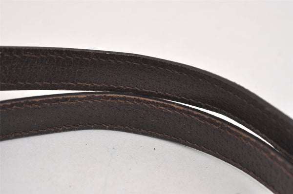 Authentic GUCCI Eclipse Shoulder Tote Bag GG Canvas Leather 121023 Brown 4725J