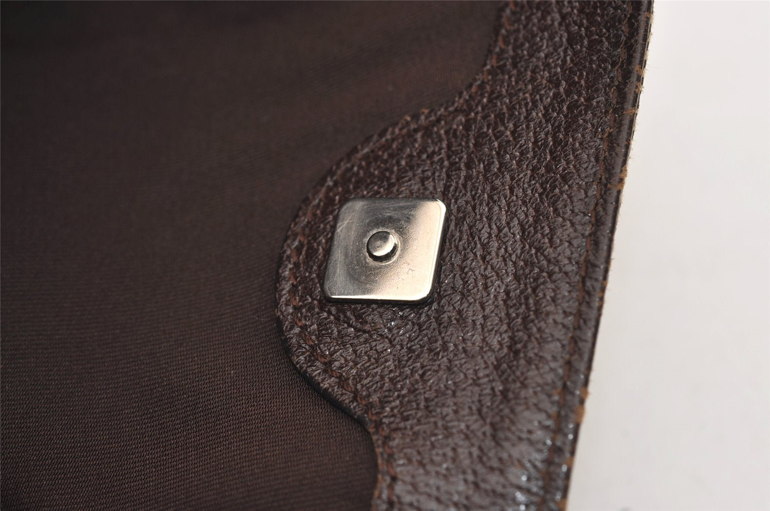 Authentic GUCCI Eclipse Shoulder Tote Bag GG Canvas Leather 121023 Brown 4725J