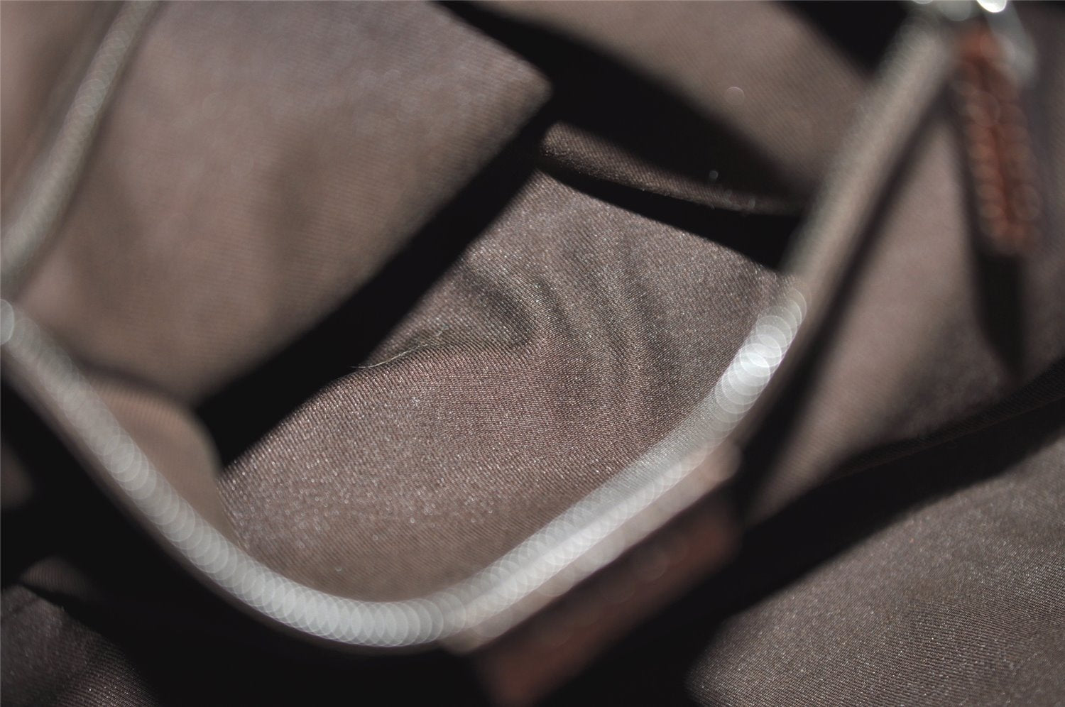 Authentic GUCCI Eclipse Shoulder Tote Bag GG Canvas Leather 121023 Brown 4725J