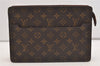 Authentic Louis Vuitton Monogram Pochette Homme Clutch Hand Bag M51795 LV 4726J