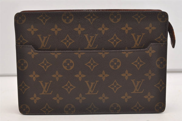 Authentic Louis Vuitton Monogram Pochette Homme Clutch Hand Bag M51795 LV 4726J
