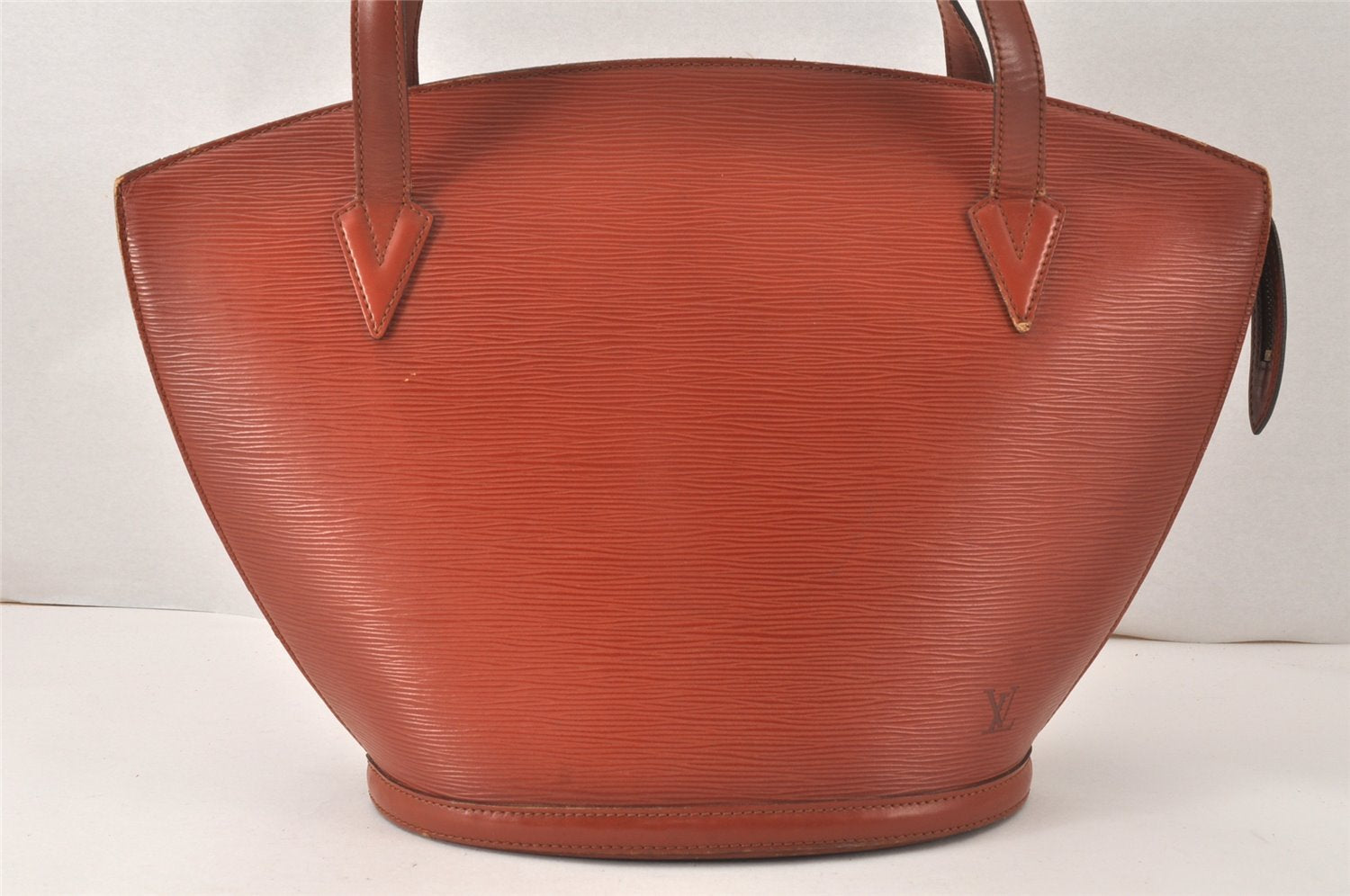 Auth Louis Vuitton Epi Saint Jacques Shopping Shoulder Bag Brown M52263 LV 4726K