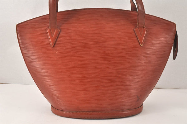 Auth Louis Vuitton Epi Saint Jacques Shopping Shoulder Bag Brown M52263 LV 4726K