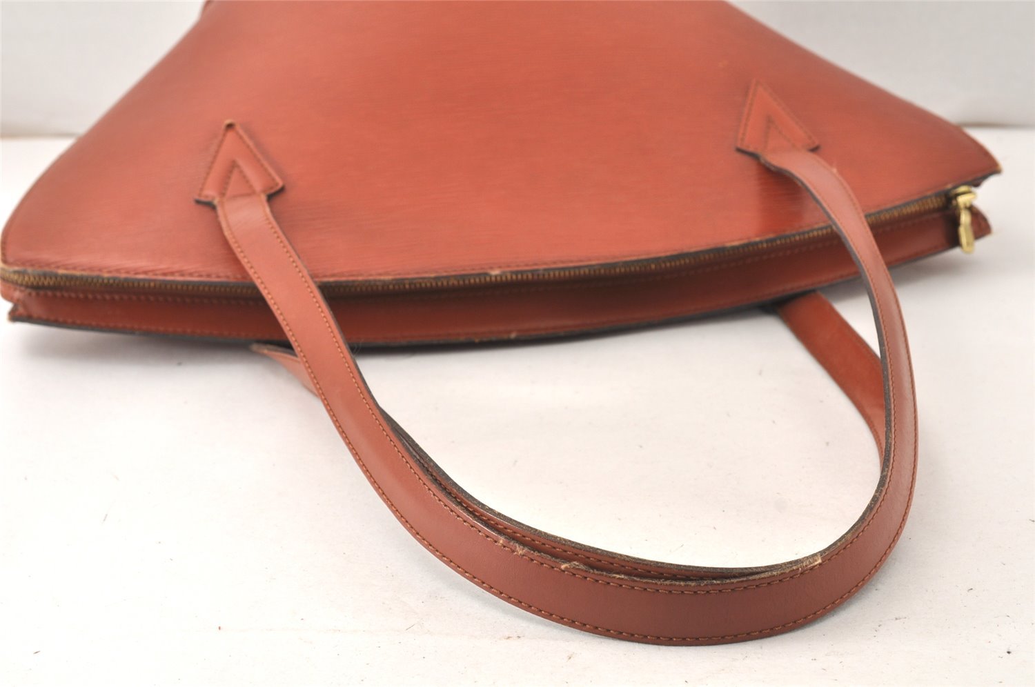 Auth Louis Vuitton Epi Saint Jacques Shopping Shoulder Bag Brown M52263 LV 4726K